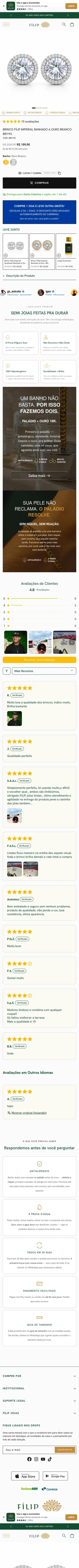 Fílip Jóias — Página de produto