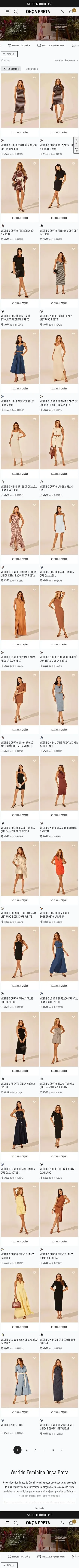 Onça Preta — Categoria