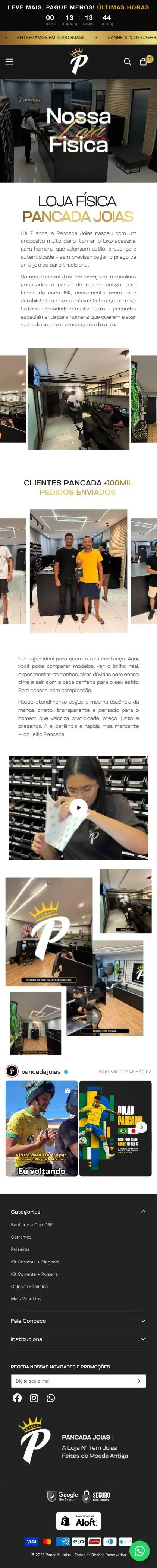 Pancada Joias — Loja física