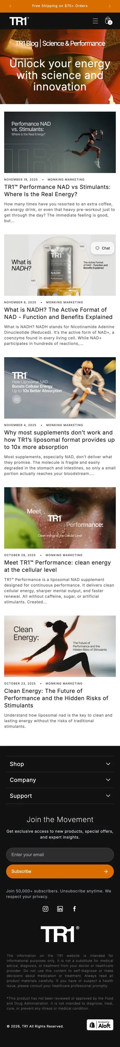 Take TR1 — Blog